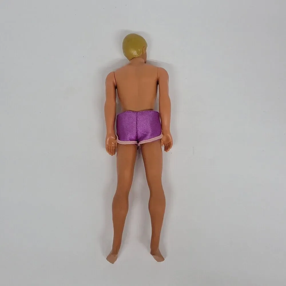 Vtg 1981 Sunsational Malibu Ken Doll Mattel 1088 Purple Swim Trunks 1968 Body